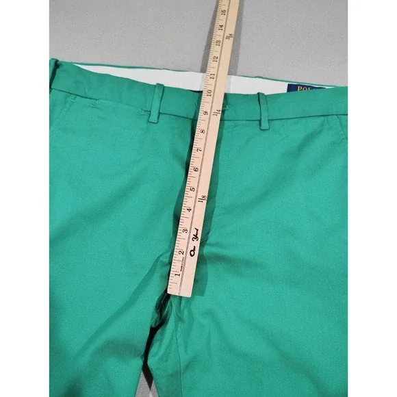 Polo Golf Ralph Lauren Mens Chino pants Slim 33x31 Green Performance  NWT - Picture 9 of 10